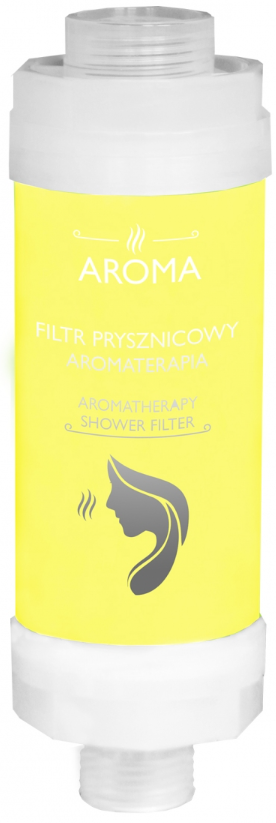 AROMA Duschfilter mit Vitamin C und ätherischen Ölen - Zitrone